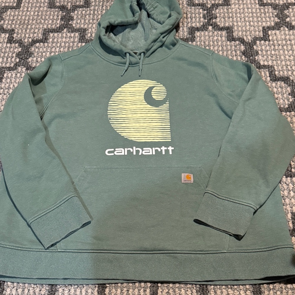 Carhartt Green Logo Sweatshirt